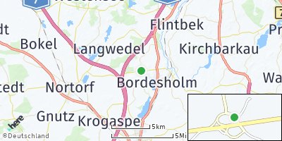 Google Map of Hoffeld bei Bordesholm