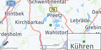Google Map of Kühren bei Preetz