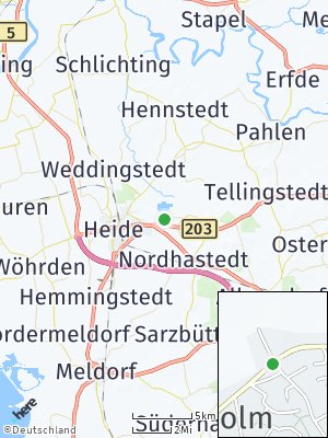 Here Map of Süderholm über Heide