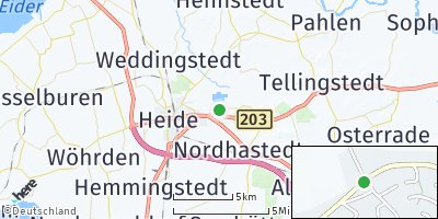 Google Map of Süderholm über Heide