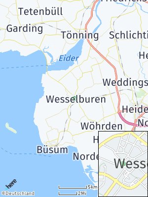 Here Map of Wesselburen