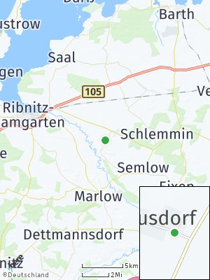 Here Map of Ahrenshagen-Daskow