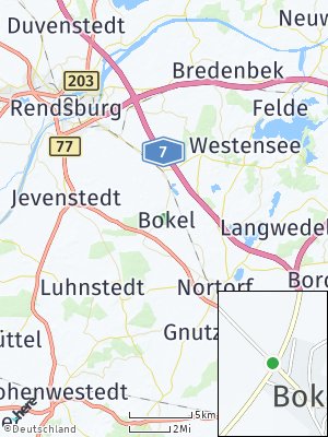 Here Map of Bokel bei Rendsburg