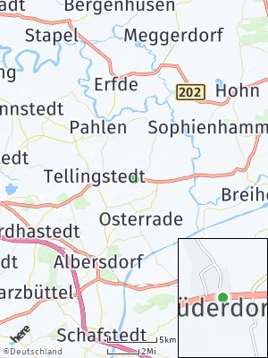 Here Map of Süderdorf