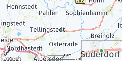 Google Map of Süderdorf