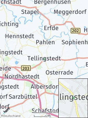 Here Map of Tellingstedt