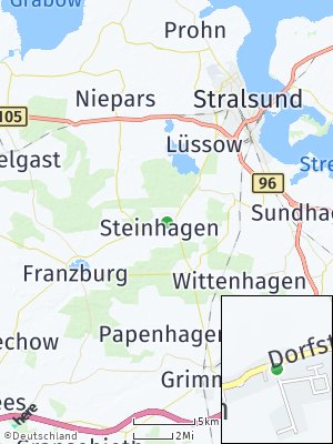 Here Map of Steinhagen bei Stralsund