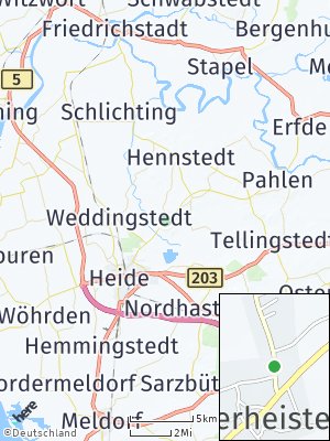 Here Map of Süderheistedt