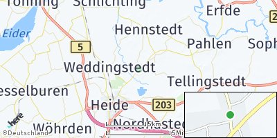 Google Map of Süderheistedt