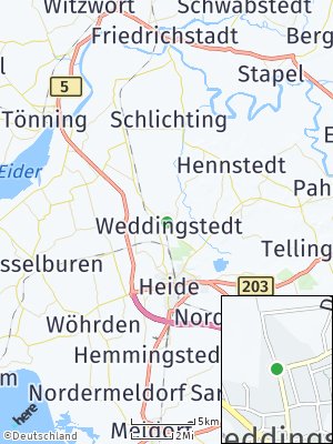 Here Map of Weddingstedt