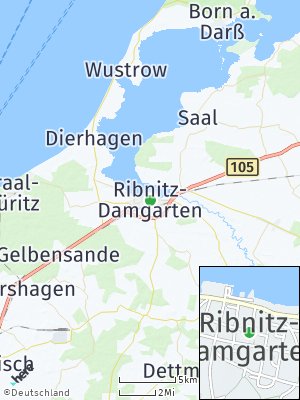Here Map of Ribnitz-Damgarten