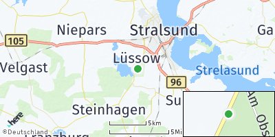 Google Map of Am Lüssower Berg