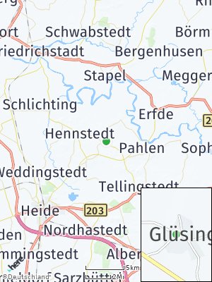 Here Map of Glüsing