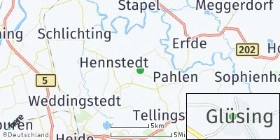 Google Map of Glüsing