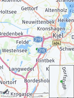 Here Map of Rodenbek bei Kiel