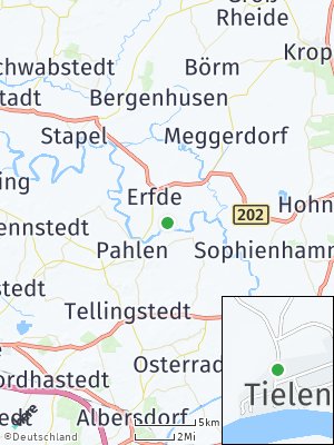 Here Map of Tielen bei Erfde
