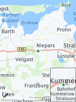 Here Map of Kummerow bei Stralsund