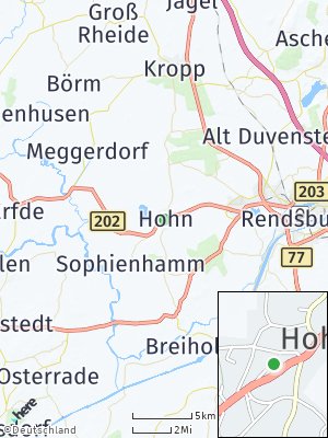 Here Map of Hohn bei Rendsburg