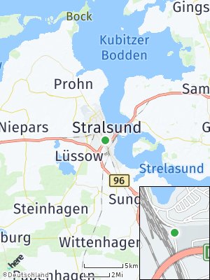 Here Map of Stralsund