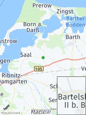 Here Map of Bartelshagen II bei Barth