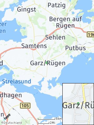 Here Map of Garz/Rügen