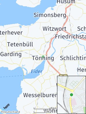 Here Map of Tönning