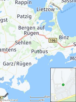 Here Map of Putbus