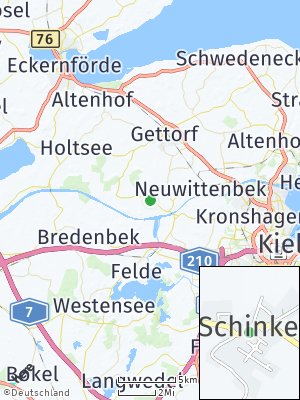 Here Map of Schinkel bei Gettorf