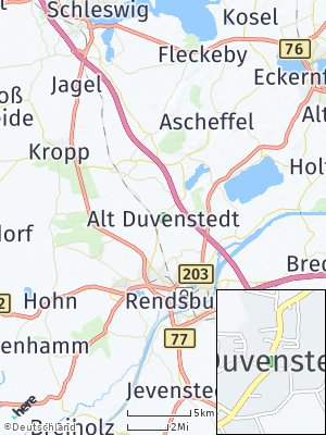 Here Map of Alt Duvenstedt