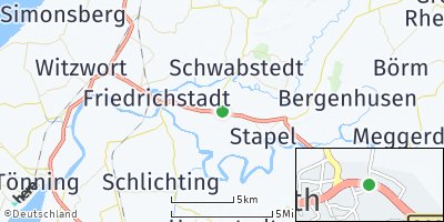 Google Map of Seeth bei Husum