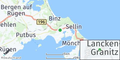 Google Map of Lancken-Granitz