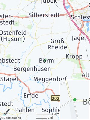 Here Map of Börm bei Schleswig