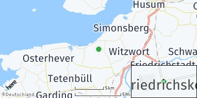 Google Map of Norderfriedrichskoog