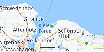 Google Map of Stein bei Laboe
