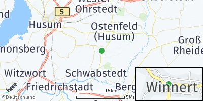 Google Map of Winnert bei Husum
