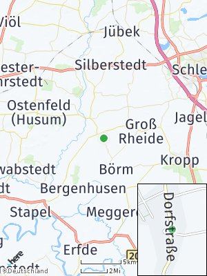 Here Map of Dörpstedt bei Schleswig
