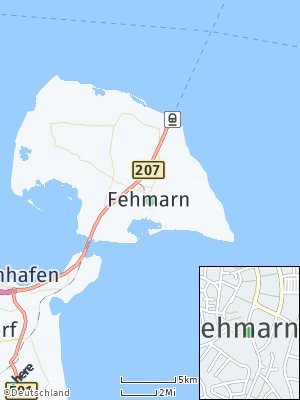 Here Map of Fehmarn