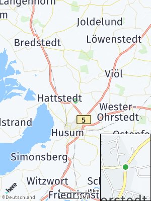 Here Map of Horstedt bei Husum