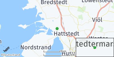 Google Map of Hattstedtermarsch
