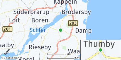 Google Map of Thumby