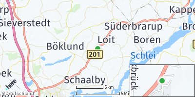 Google Map of Twedt bei Schleswig