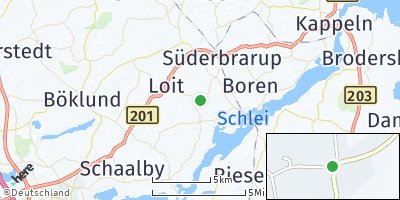 Google Map of Steinfeld bei Schleswig