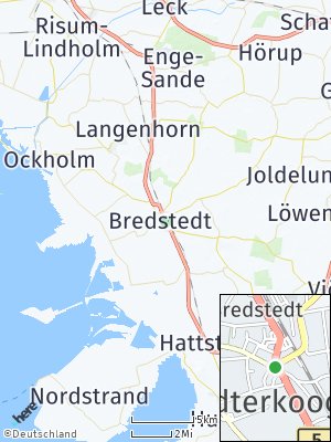 Here Map of Bredstedt