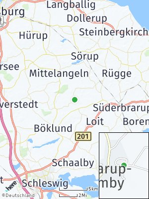 Here Map of Schnarup-Thumby