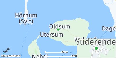 Google Map of Süderende auf Föhr