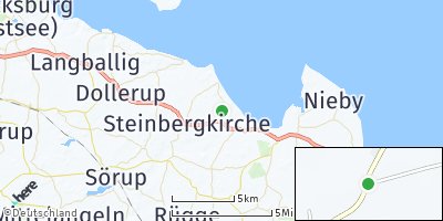 Google Map of Steinberg bei Flensburg