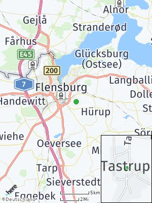 Here Map of Tastrup bei Flensburg