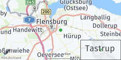 Google Map of Tastrup bei Flensburg