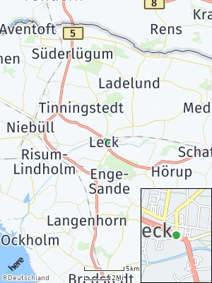Here Map of Leck
