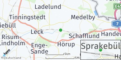 Google Map of Sprakebüll